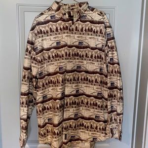 Button up. Worn maybe 5 times, Woolrich XL.